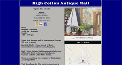 Desktop Screenshot of highcottonantiquemall.com